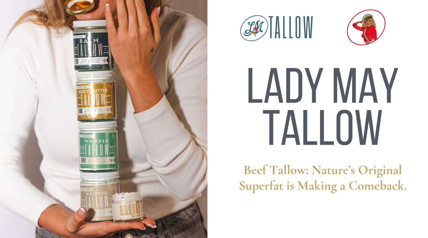 Tallow Body Butter | 100% Natural Skincare | Deep Hydration for  Body