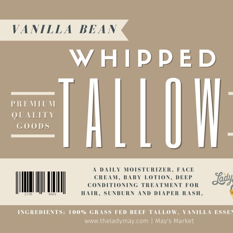 One of our signature products, the whipped tallow balm, is a fresh tallow delight. This grass-fed beauty soars beyond ordinary standards, nourishing your skin with nature&